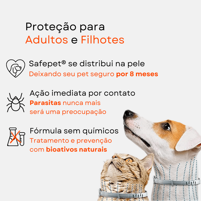 Colar Anti Pulgas e Carrapatos - Giga store