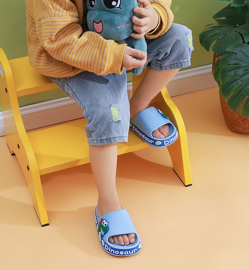 Chinelo Infantil Anti-Derrapante Dino Crocks - Giga store