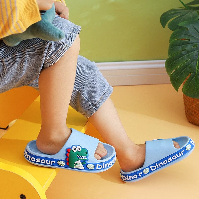 Chinelo Infantil Anti-Derrapante Dino Crocks - Giga store