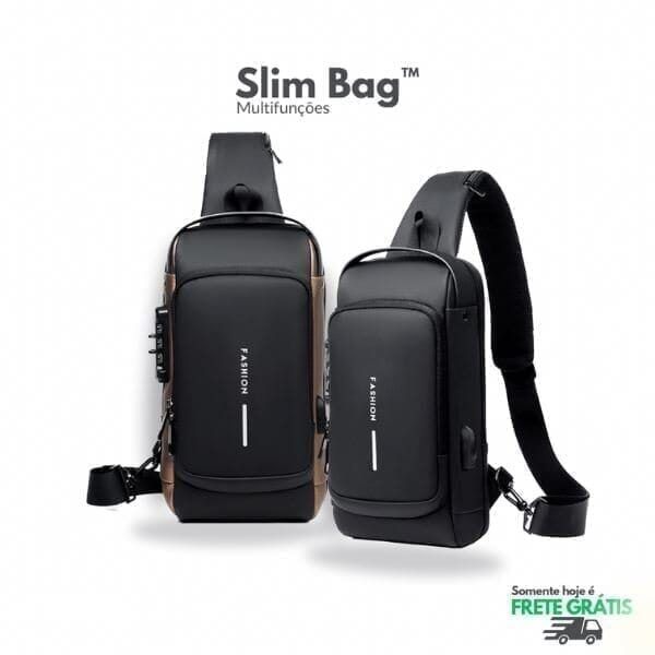 Mochila Anti-Furto com Senha USB Slim Bag - Giga store