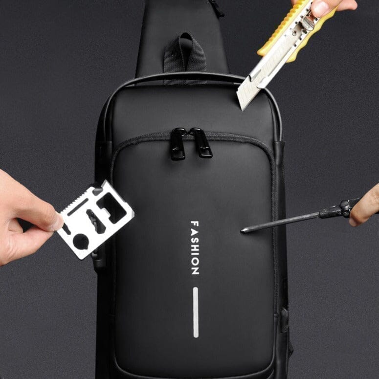 Mochila Anti-Furto com Senha USB Slim Bag - Giga store