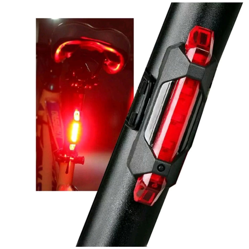 Kit Lanterna e Farol Bicicleta Luz Ultra Led a Prova D'Água - Giga store