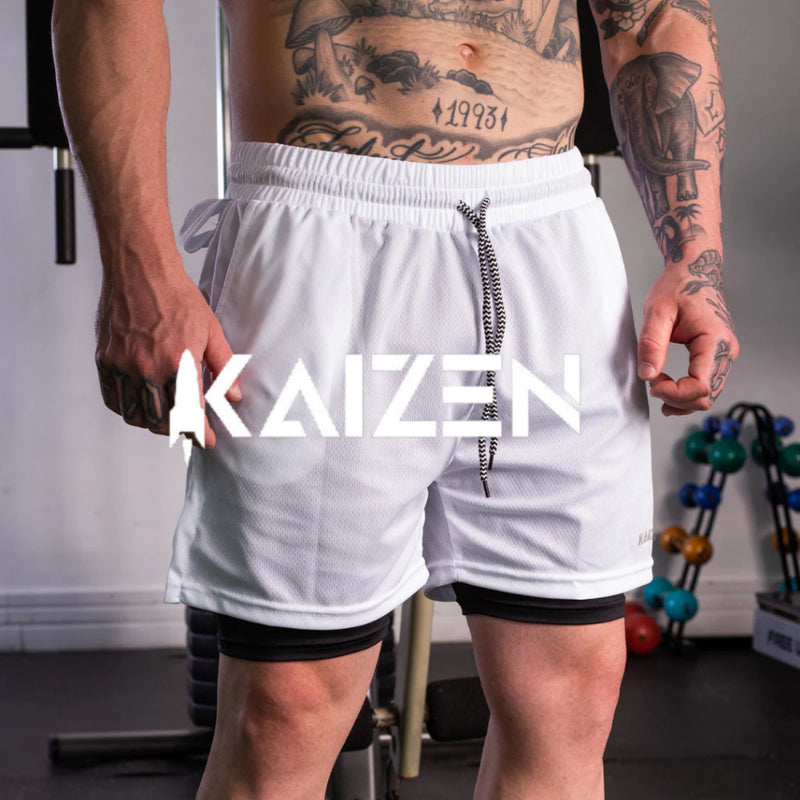 Shorts Masculino, 2 em 1, Com proteção Uv+20 ideal para treinar - Giga store