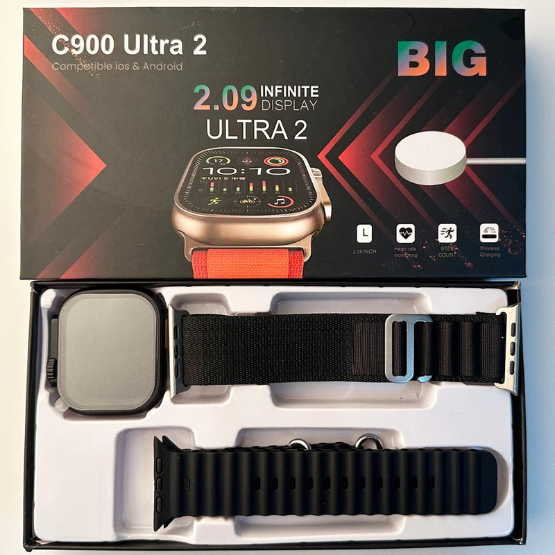 2024 Nova Série 8 Relógio Ultra Smart Watch, Esportivo, Sem Fio À Prova D'água T800 - Giga store