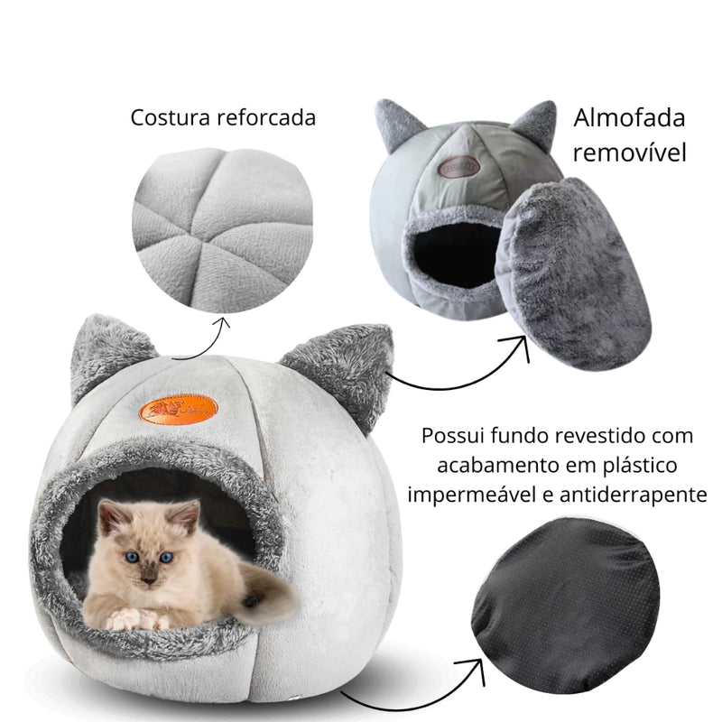 Casinha para Gato e Cães, Iglu Impermeável e Lavável - Giga store