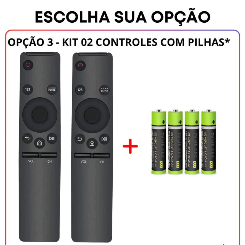 Controle remoto para tv samsung 4k - Giga store