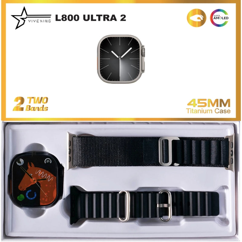 2024 Nova Série 8 Relógio Ultra Smart Watch, Esportivo, Sem Fio À Prova D'água T800 - Giga store