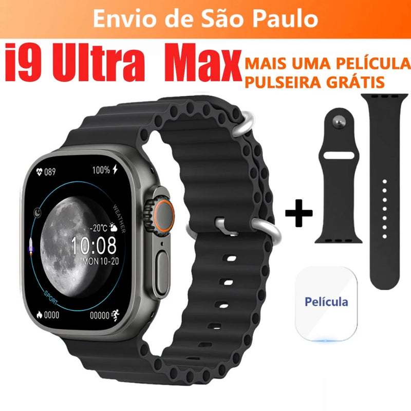 2024 Nova Série 8 Relógio Ultra Smart Watch, Esportivo, Sem Fio À Prova D'água T800 - Giga store