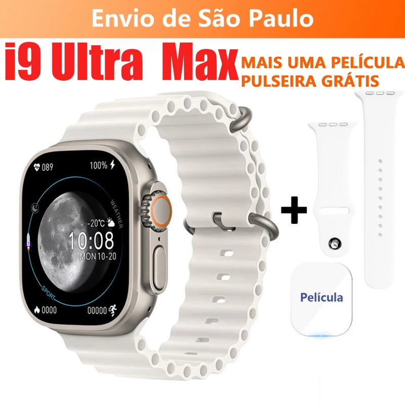 2024 Nova Série 8 Relógio Ultra Smart Watch, Esportivo, Sem Fio À Prova D'água T800 - Giga store