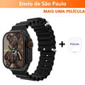 2024 Nova Série 8 Relógio Ultra Smart Watch, Esportivo, Sem Fio À Prova D'água T800 - Giga store