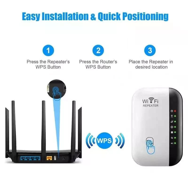 Repetidor WiFi Ampliador de Sinal Wireless/WifiBoost - Giga store