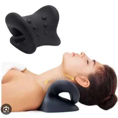 Relaxante para pescoço e ombro, dispositivo de tração cervical para alívio da dor e alinhamento da coluna cervical - Giga store