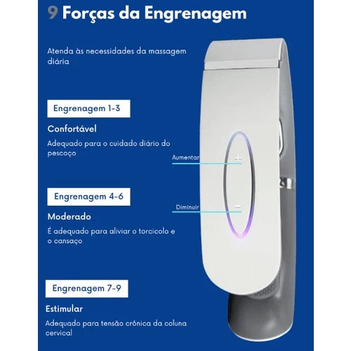 Massageador Inteligente de Pescoço e Ombro - Giga store