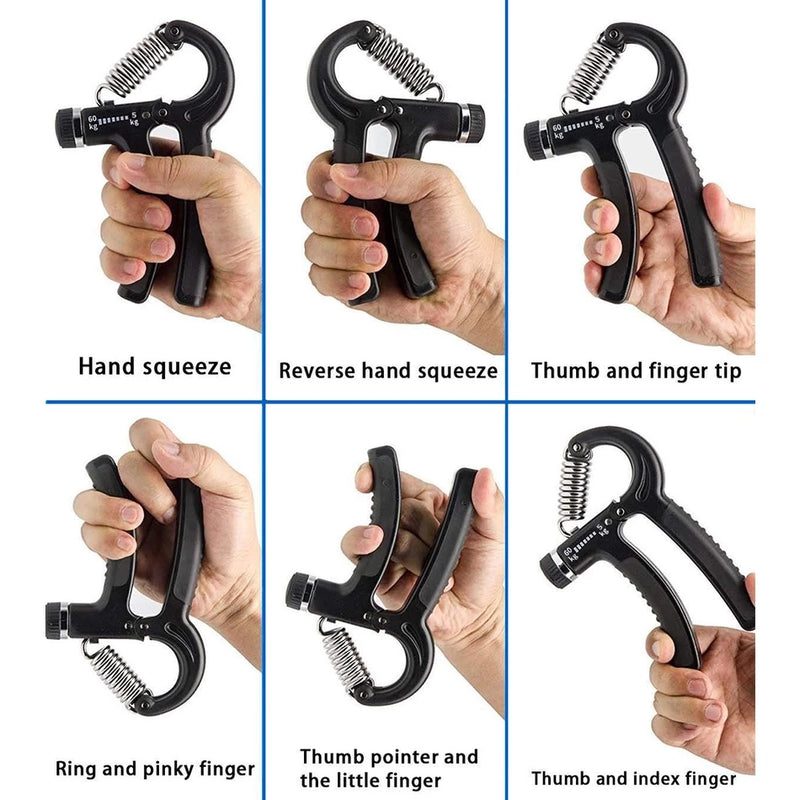 Hand Grip, Flexor De Punho para Exercícios Para Mãos, Ajustável - Giga store