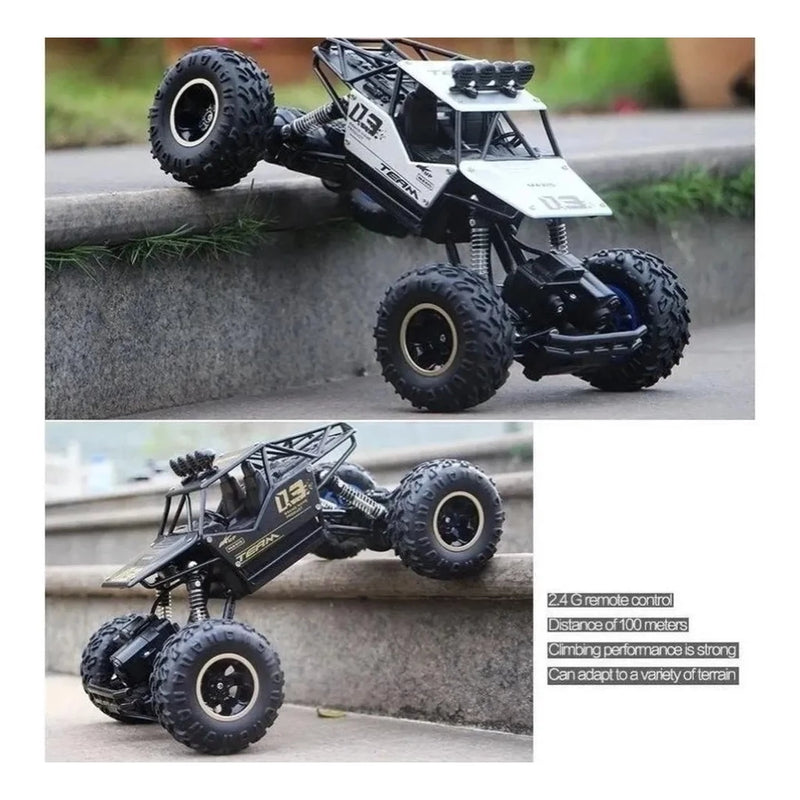 Carrinho Controle Remoto 4x4 Monster Truck Rock Crawler Rc - Giga store