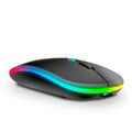 Mouse Sem Fio, Wireless, Recarregável com Led Rgb e Bateria Interna - Giga store