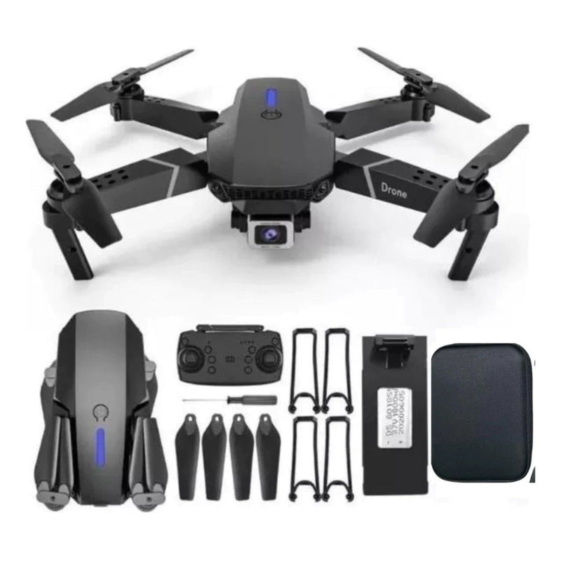 Mini Drone Para Iniciantes, E88 Pro, Camera 4k, Com 1 Bateria - Giga store