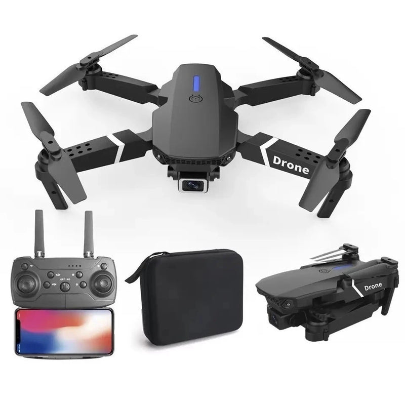 Mini Drone Para Iniciantes, E88 Pro, Camera 4k, Com 1 Bateria - Giga store