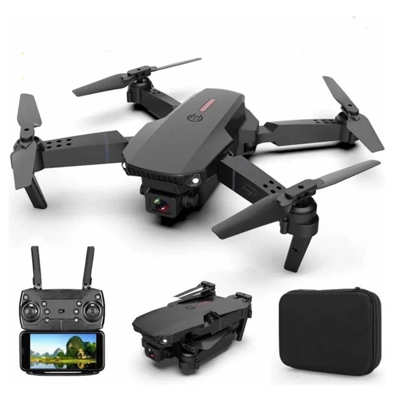 Mini Drone Para Iniciantes, E88 Pro, Camera 4k, Com 1 Bateria - Giga store